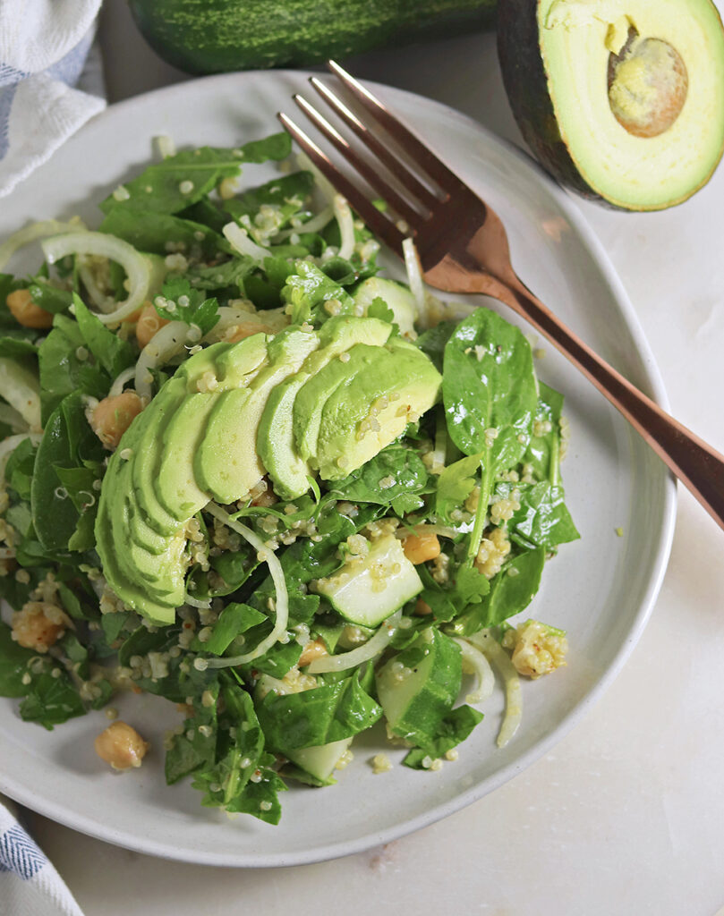 Quick Protein Packed Spinach Salad Recipe