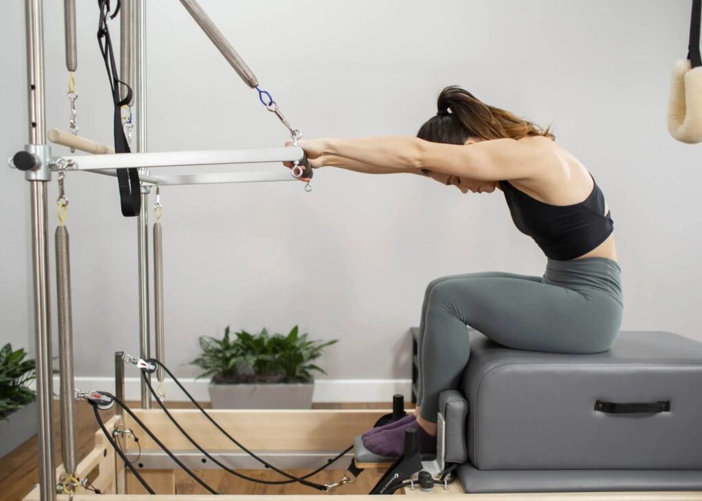 Target Multiple Muscle Groups with a Sitting Box Pilates Routine